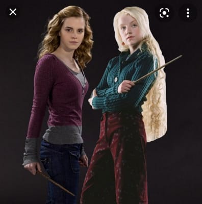 carol comeaux recommends hermione granger and luna lovegood pic