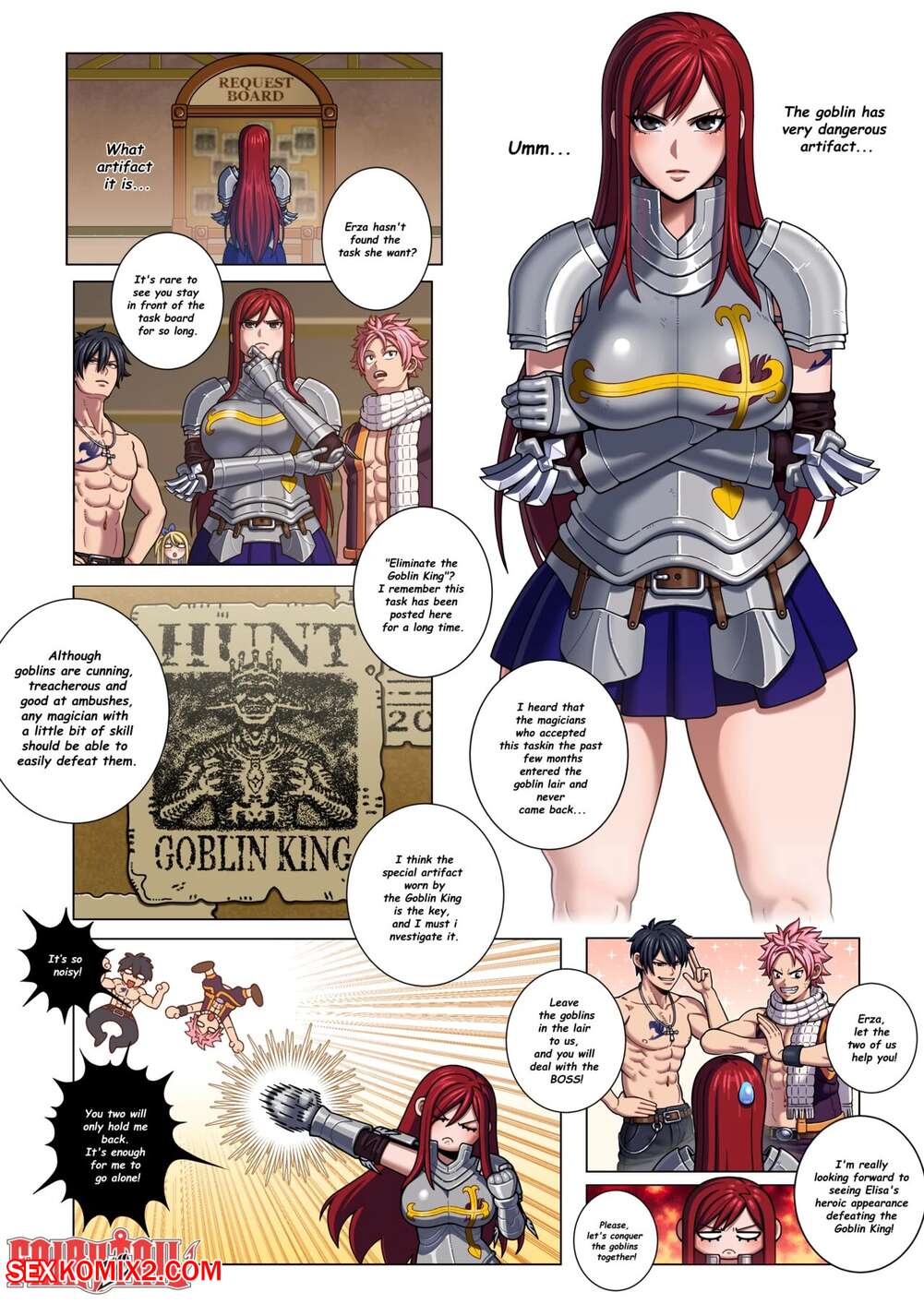 catrin parry jones recommends erza scarlet hentai comic pic