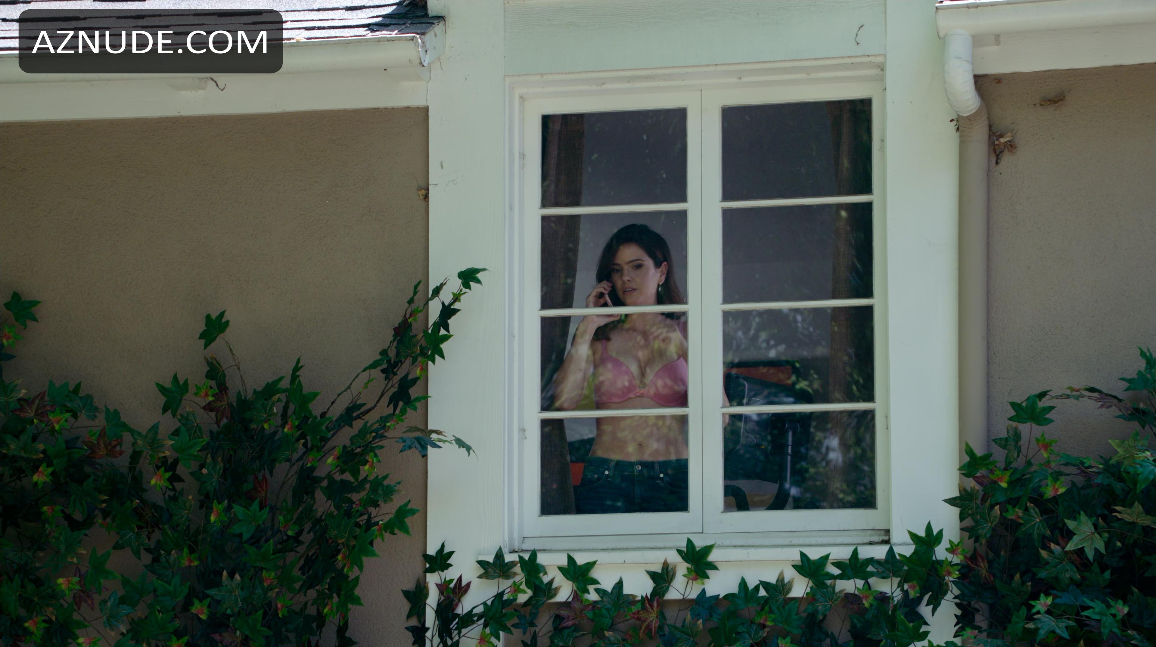 nude girl in window