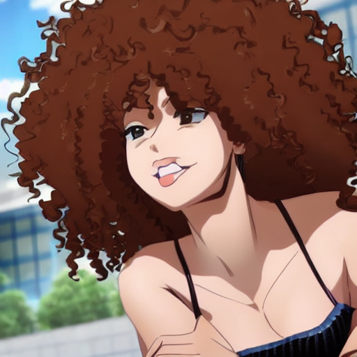 ben ransom recommends curly hair in anime pic