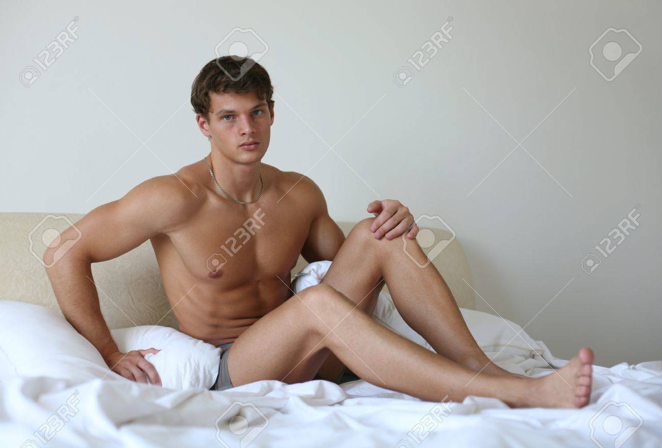 Sexy Man Laying Down boob bangers