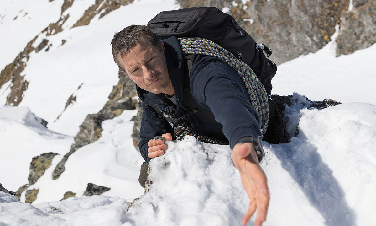 Bear Grylls Naked pillow gif