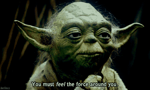 star wars may the force be with you gif
