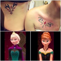 frozen sister tattoos