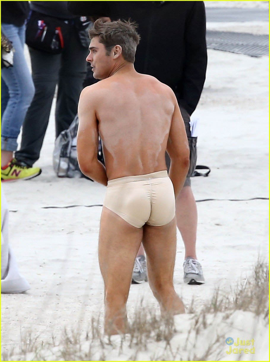 dominic dube share zac efron bare butt photos