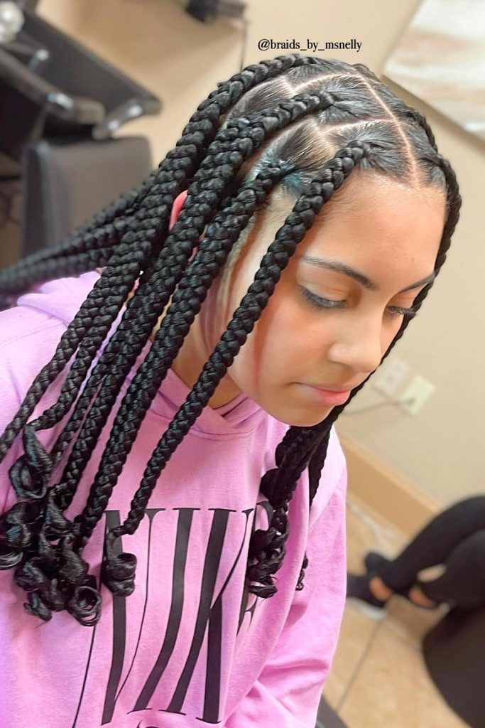 Best of Coi leray braids with curly ends