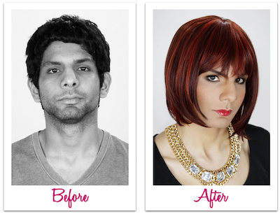 bill jupp add photo male to female makeover