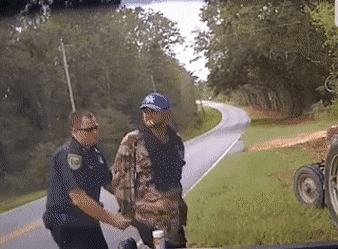 Running From The Cops Gif word nudity