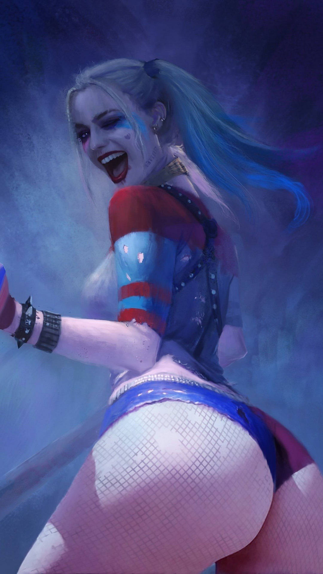 Harley Quinn Bubble Butt amber babewatch