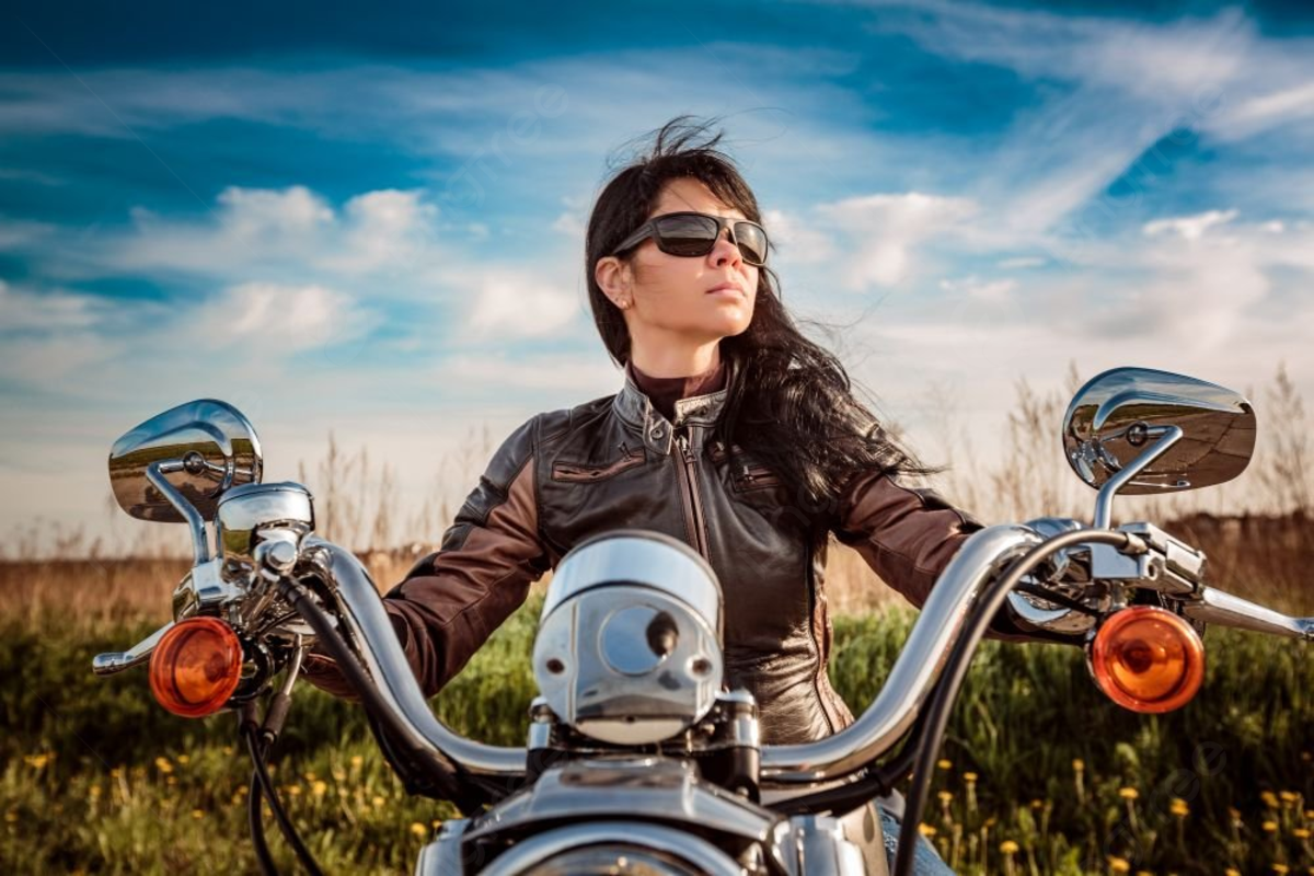 autumn day recommends Female Motorcycle Riders In Leather Photos