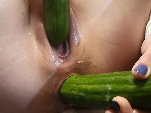 daria rylkova recommends cucumber in my pussy pic