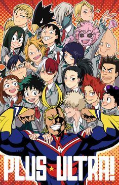 my hero academia group picture