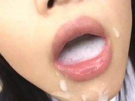 Best of Asian cum in mouth gif
