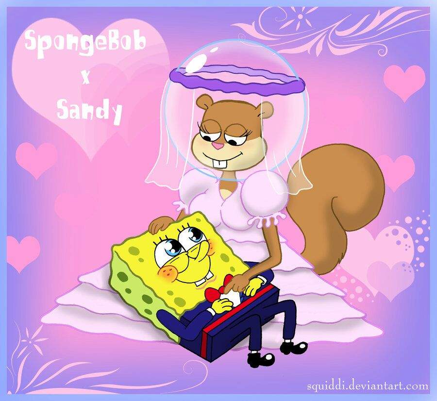 candice gould add spongebob and sandy wedding photo