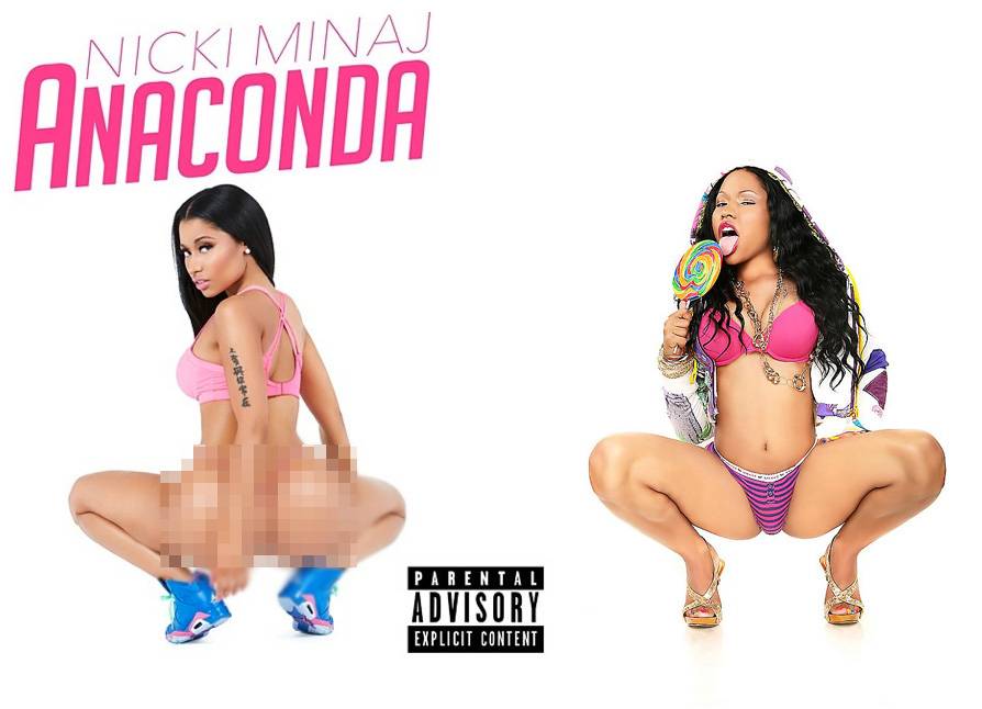 nicki minaj booty naked