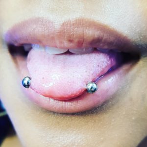 dhivya rajendran add photo double tongue piercing tip