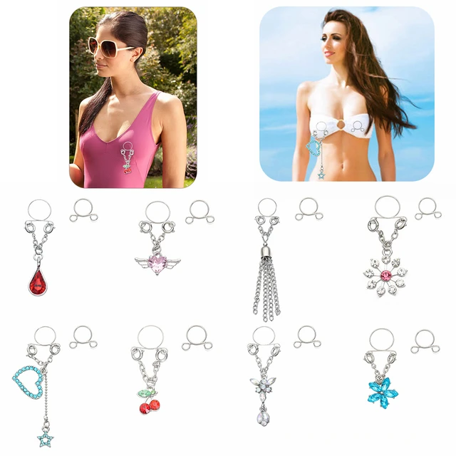 non pierced nipple ring jewellery