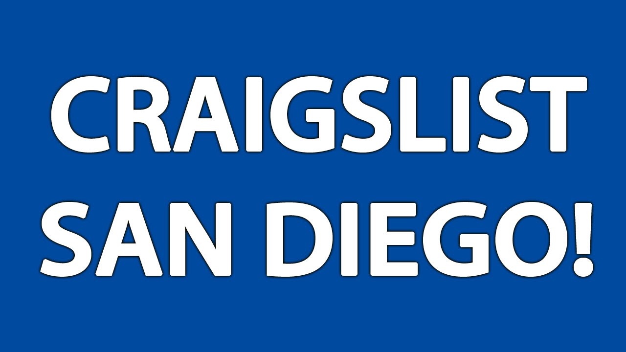 brian just brian recommends San Diego Craigslist Job
