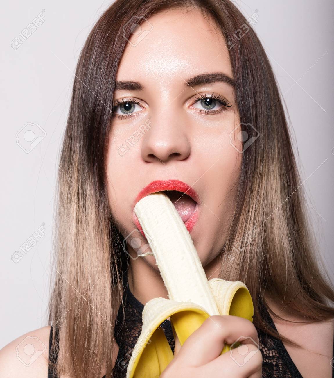 cheryl osburn add photo girl sucking on banana