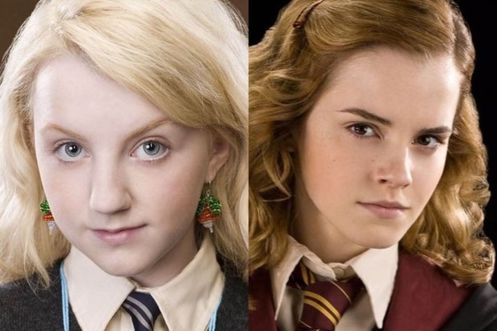 hermione granger and luna lovegood