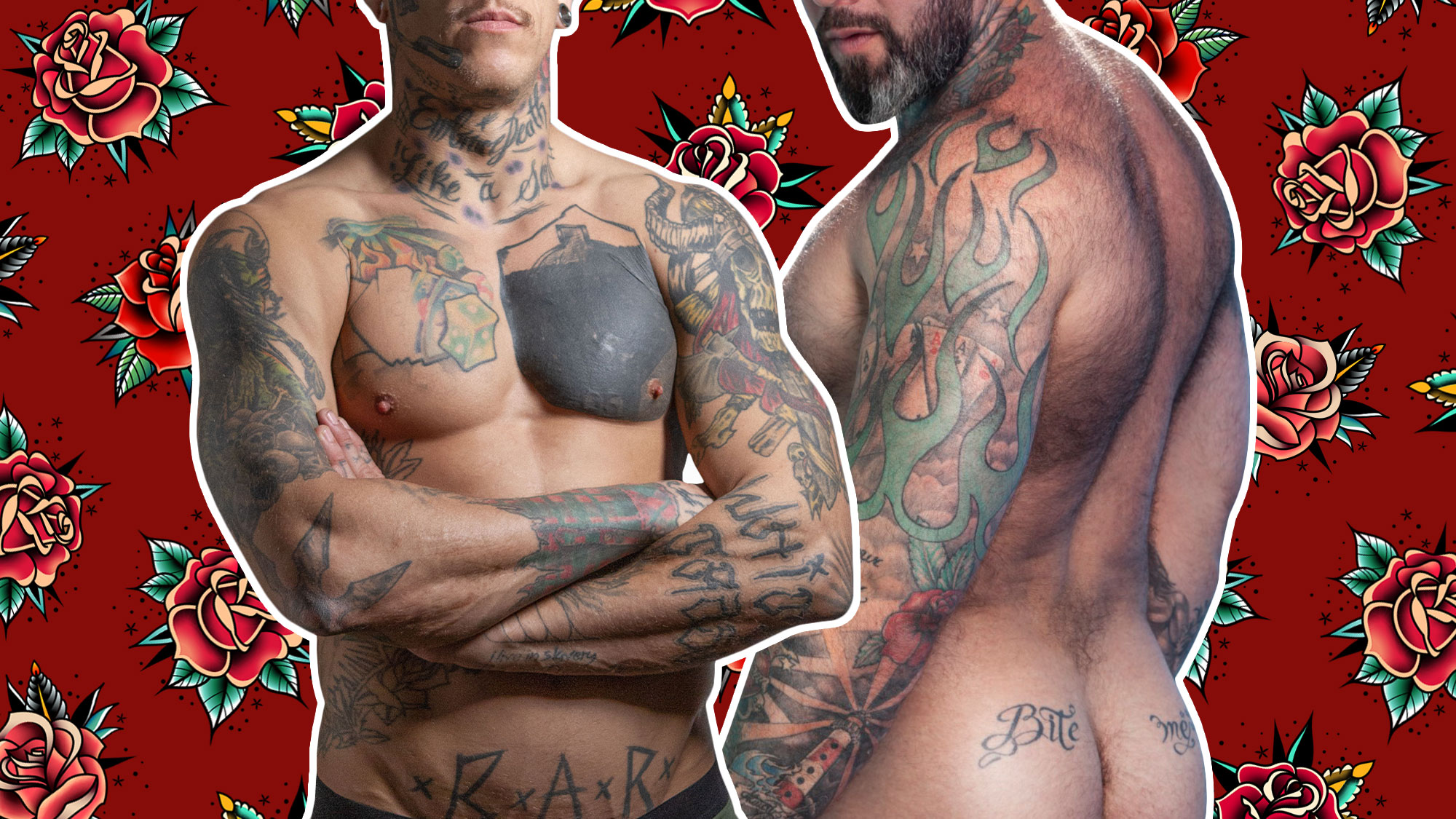 Best of Male pornstars with tattoos