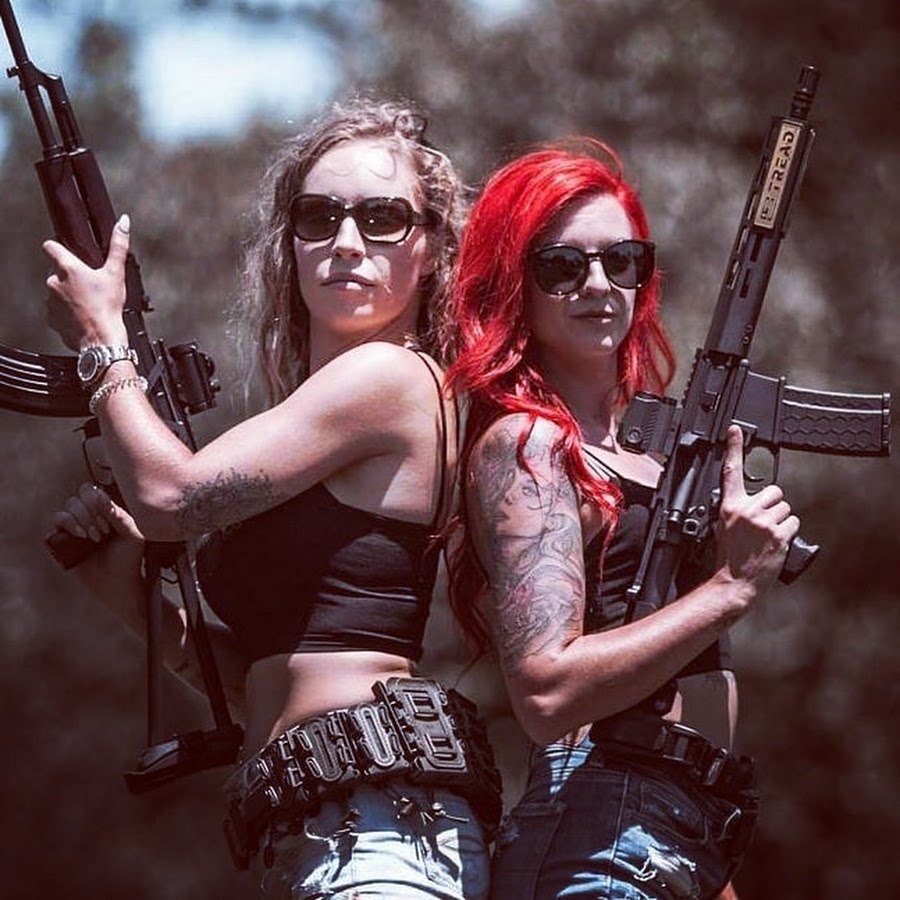 pics of girls with guns