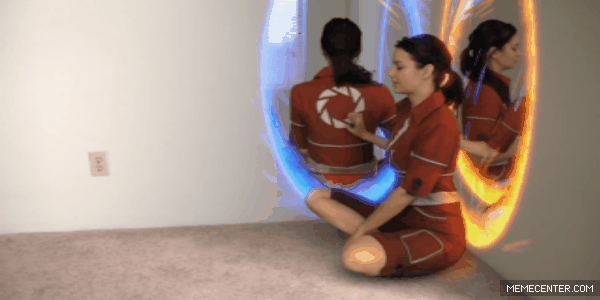 Best of Now youre thinking with portals gif