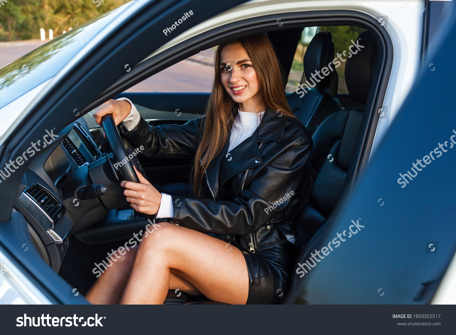 Best of Women driving in short skirts