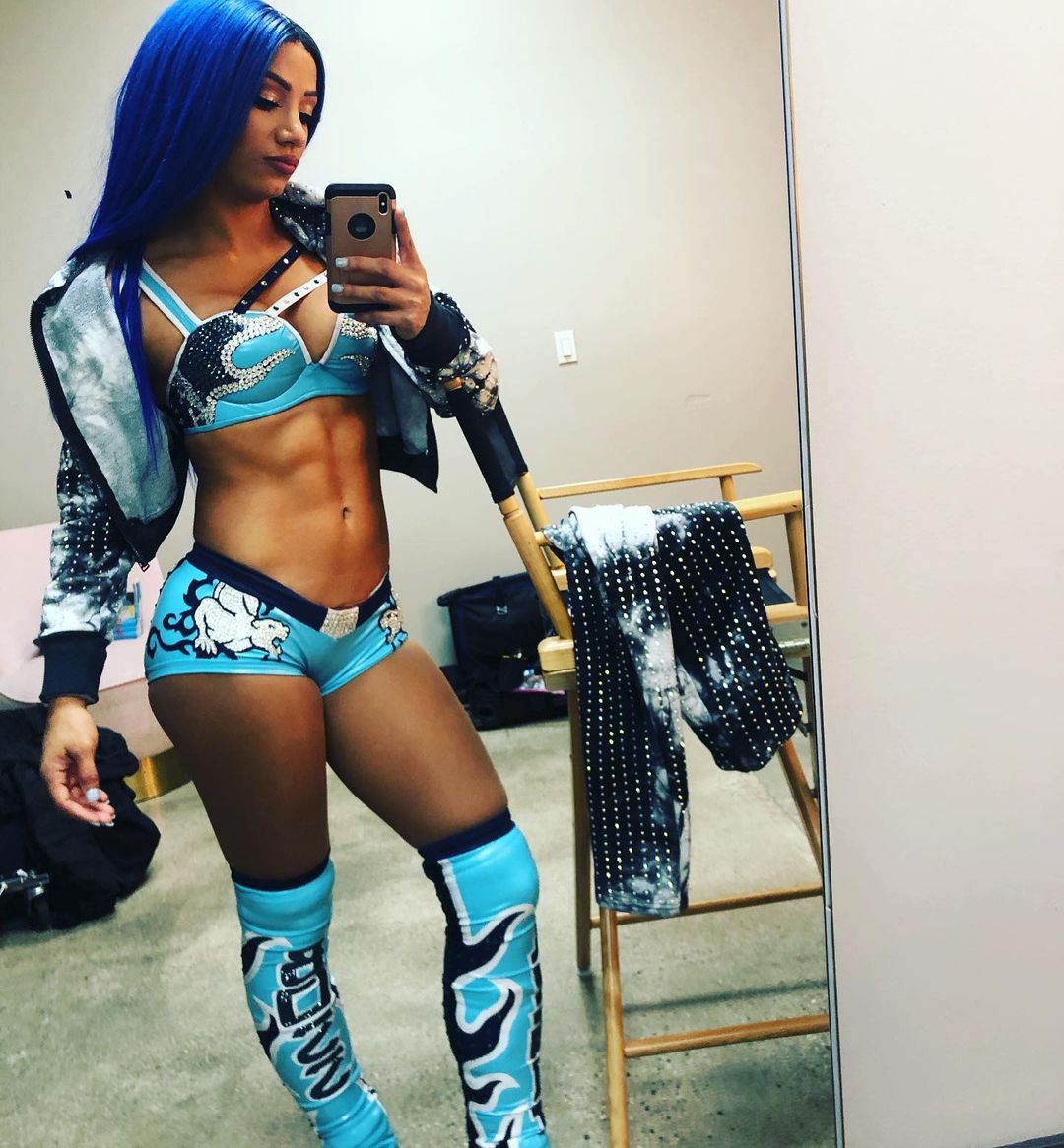 Best of Sasha banks abs