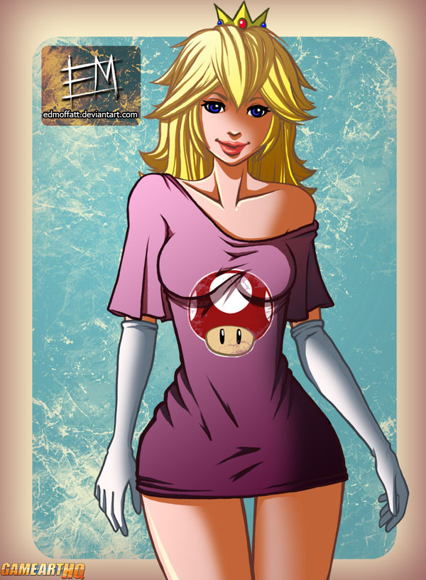 princess peach sexy fan art