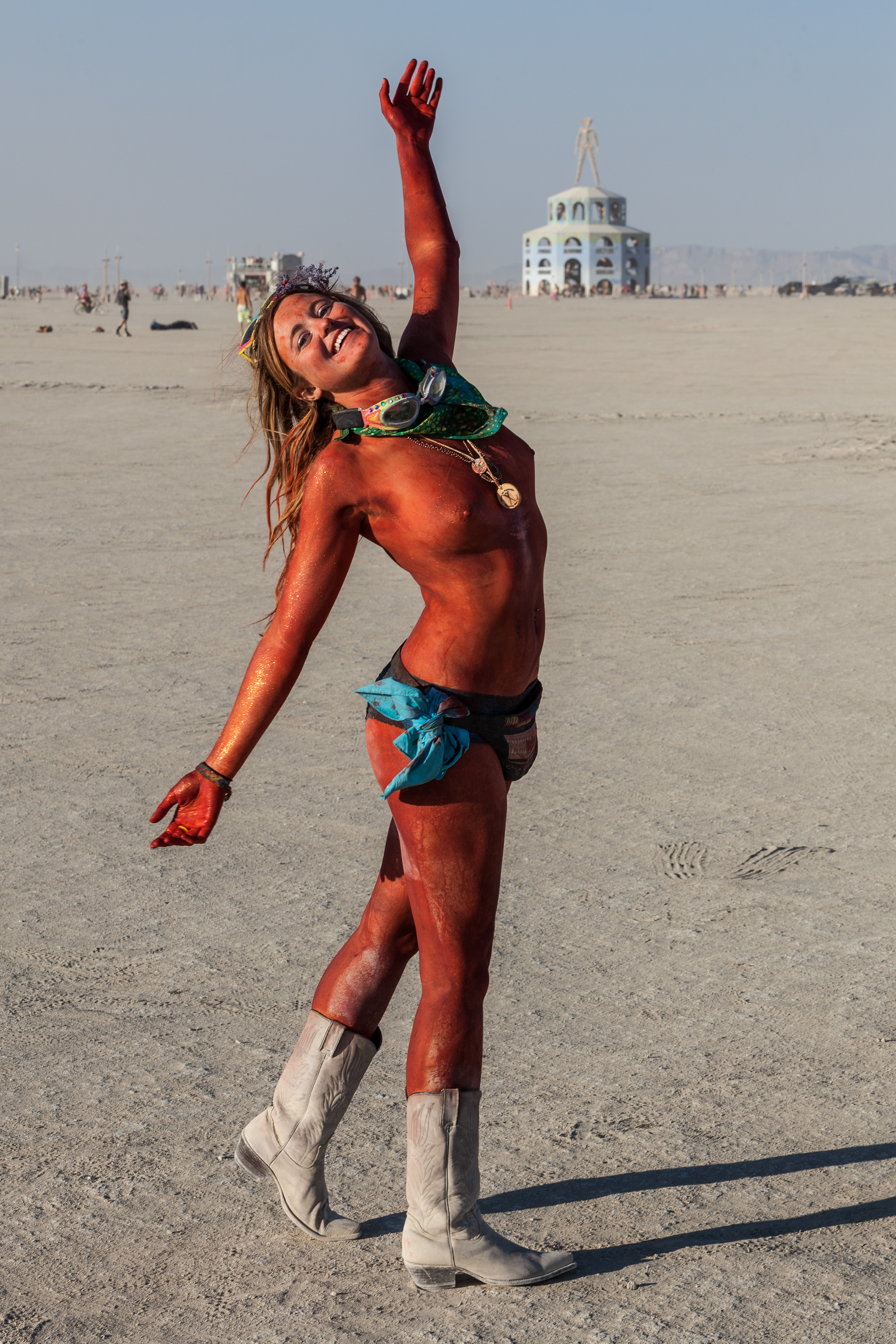 camila allen recommends Topless At Burning Man
