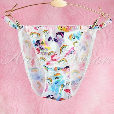 Satin String Bikini Underwear bed cartoon