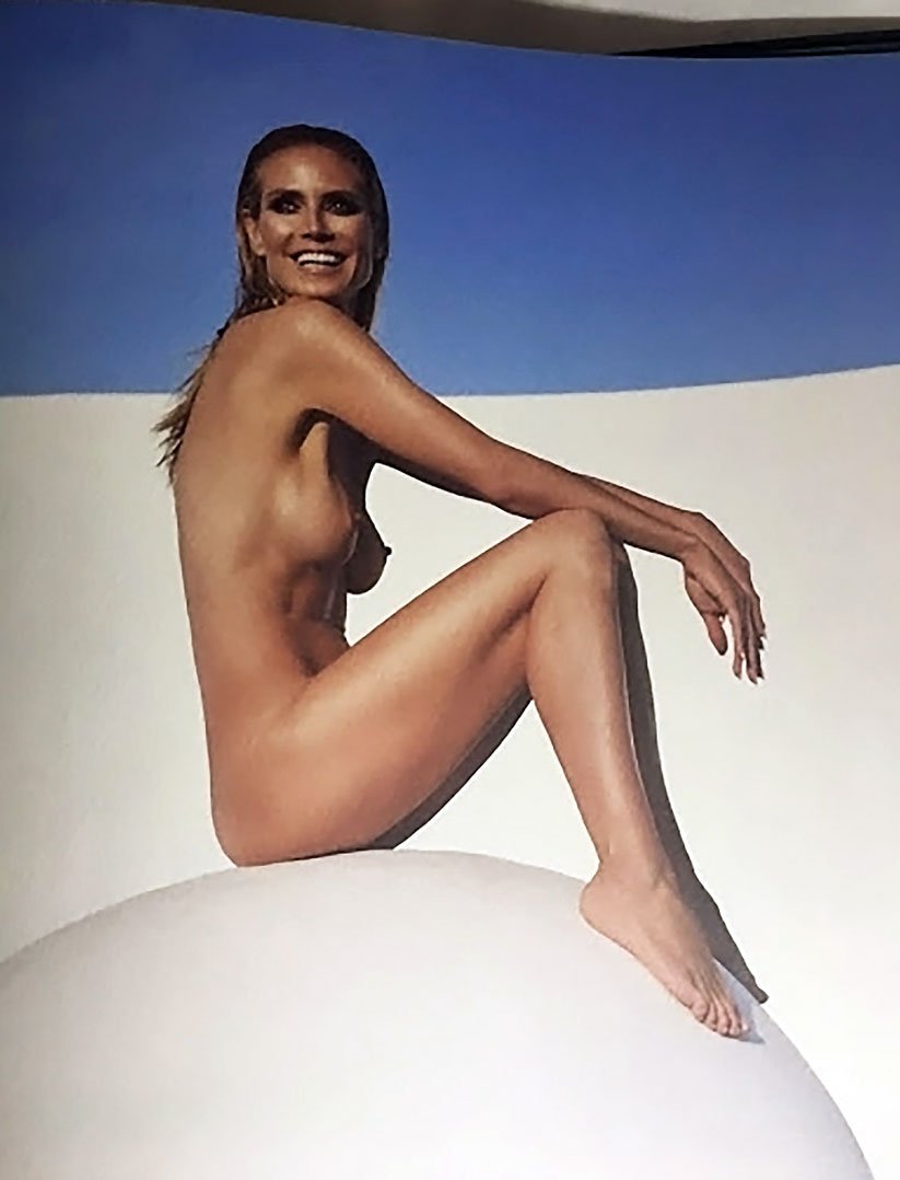 danielle rusnak add heidi klum nude photo