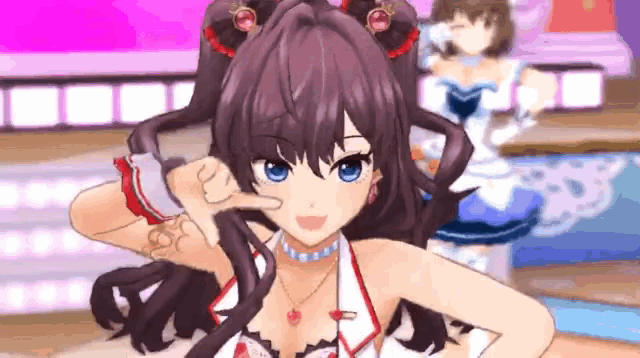 3d Anime Girl Gif fucks woman