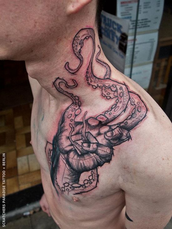 carl niswander recommends stripper with octopus tattoo pic