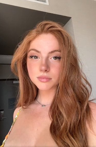 redhead with great tits