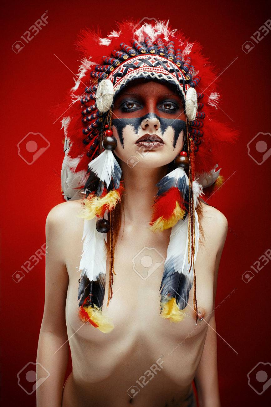 American Indian Woman Nude cosplay ass