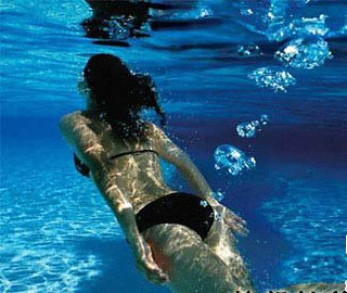 carmen hall add woman farting under water photo