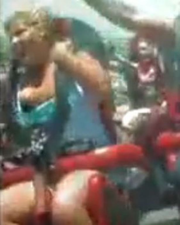 Best of Boobs fall out on roller coaster
