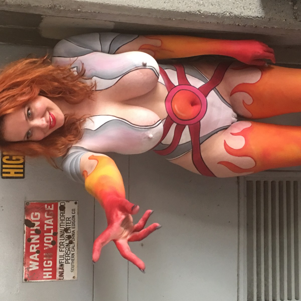 amanda lee montgomery add sexy cosplay body paint photo
