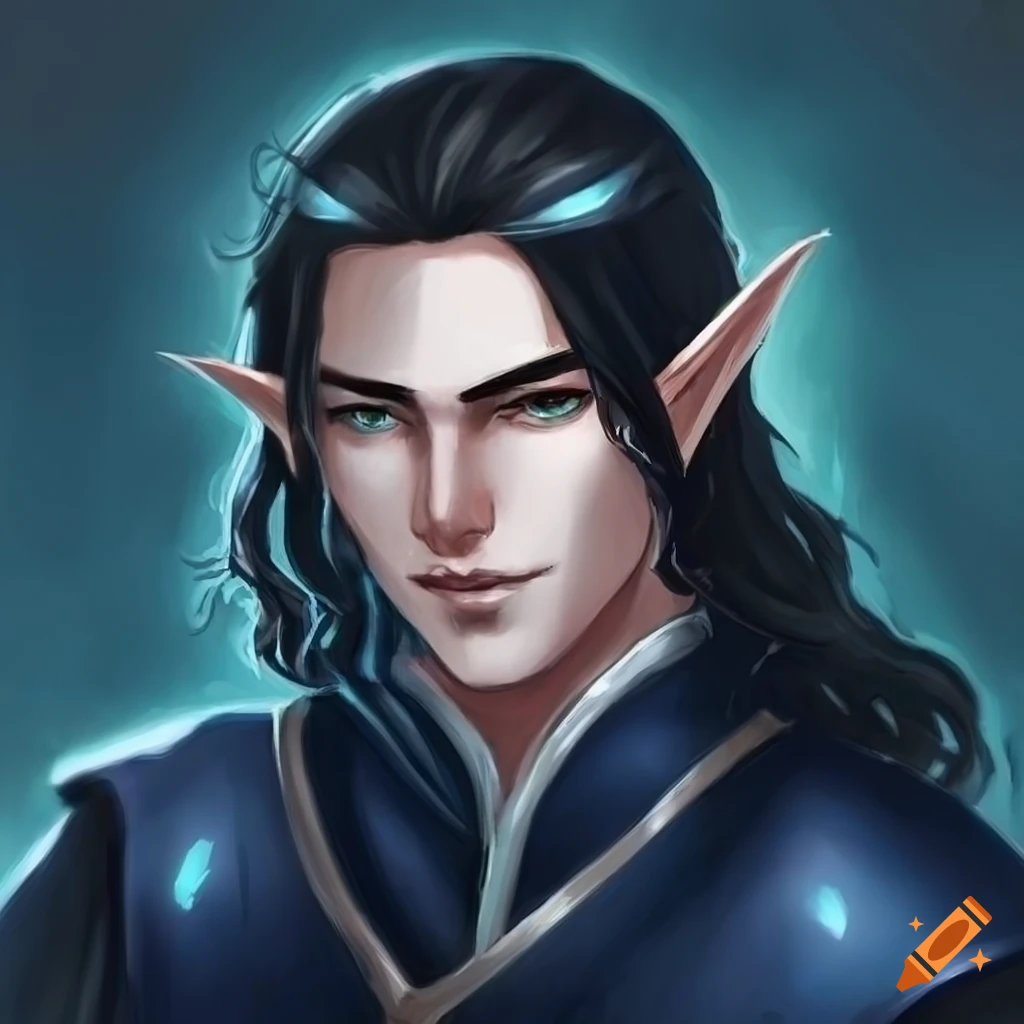 dina rana recommends black haired elf male pic