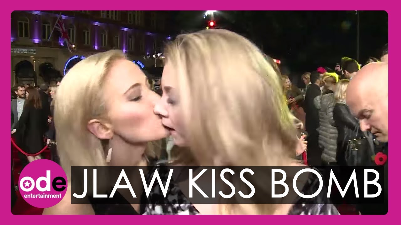 arianna baker share jennifer lawrence lesbian kiss photos