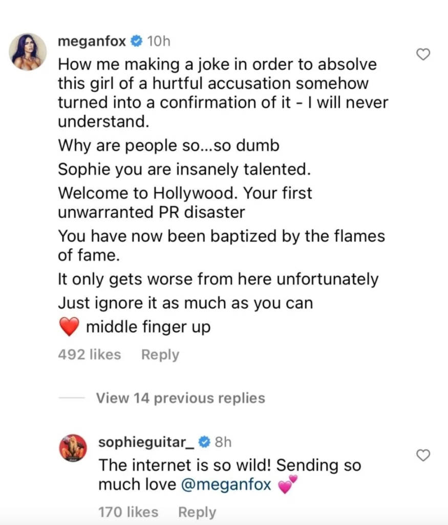 deb knisley recommends Megan Fox Fingering Herself