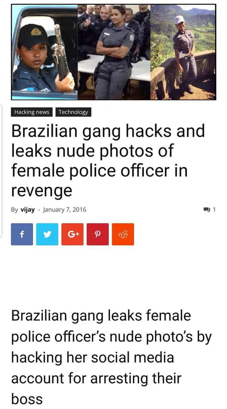 Best of Brazillian police officer nudes
