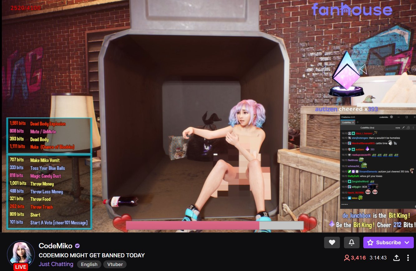 dini diana recommends Twitch Accidental Nude