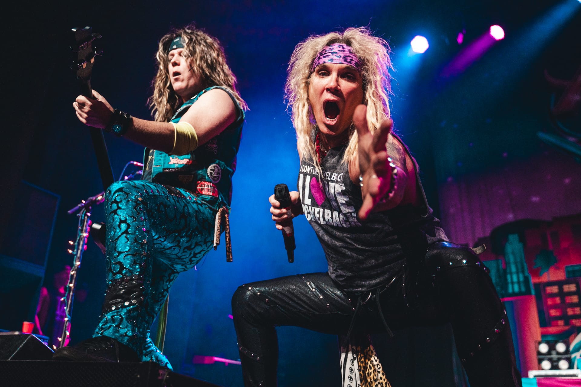 derek dale share steel panther concert flashing photos