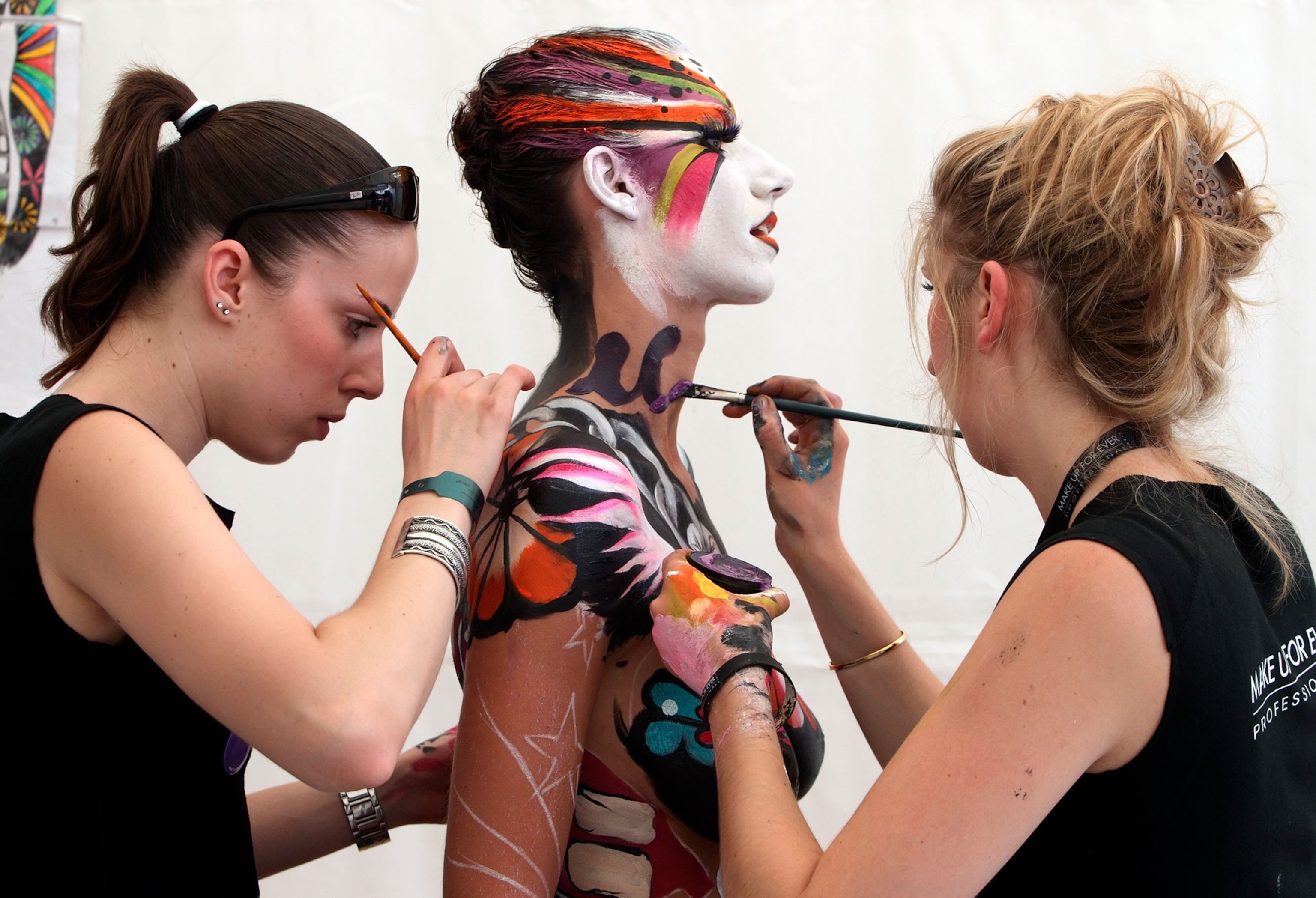 female body painting festival
