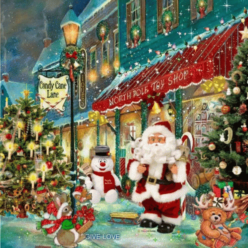 asaf bar recommends santa claus is coming to town gif pic