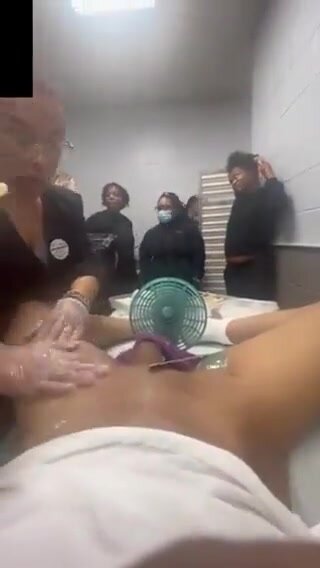Best of Releasing cum because waxing
