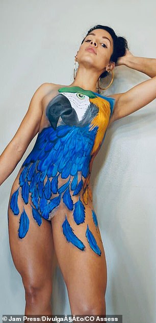 body paint models nude